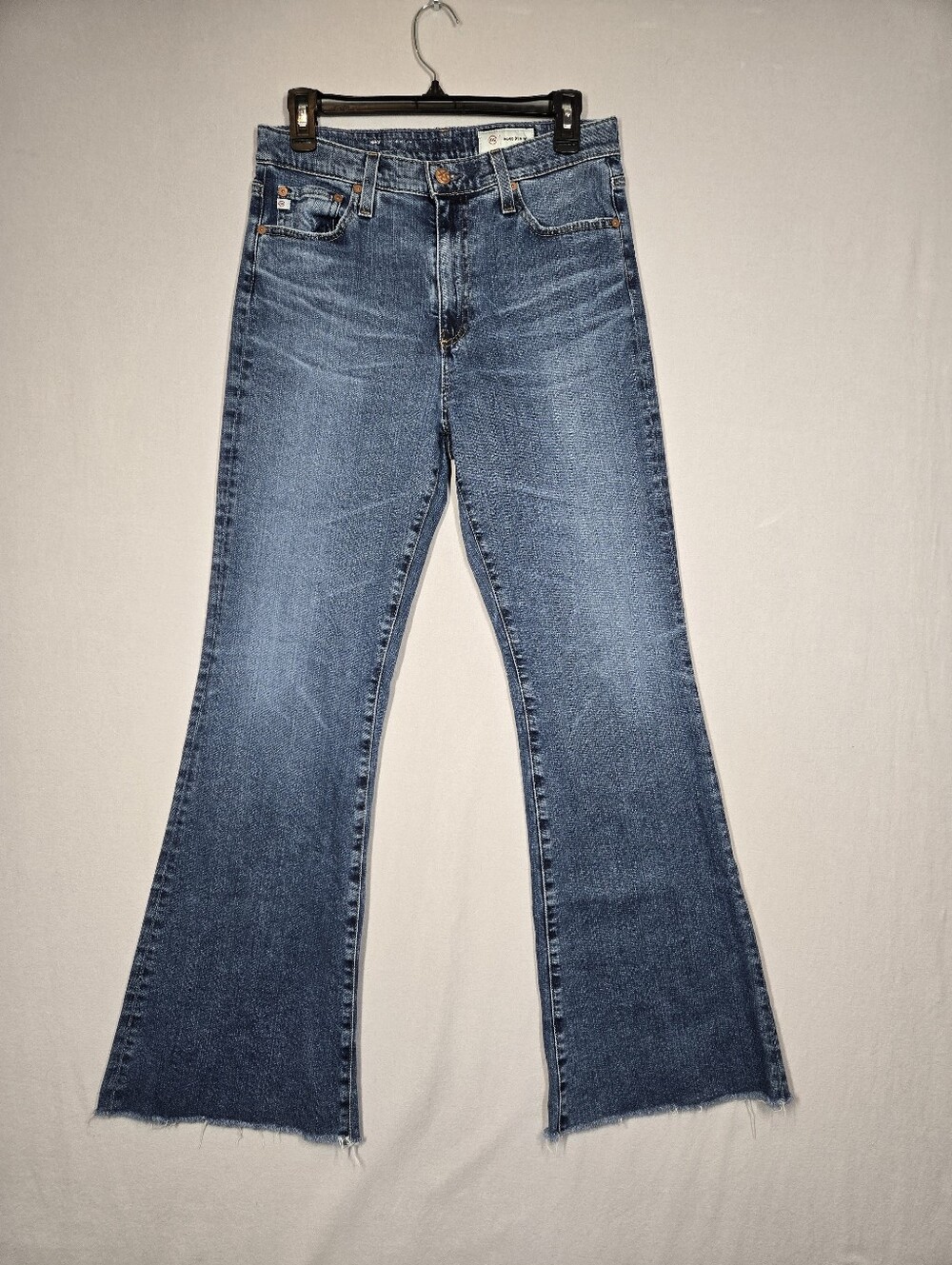 AG Adriano Goldschmied Madi High Rise Flare Jeans Size 29 Japanese Fabric